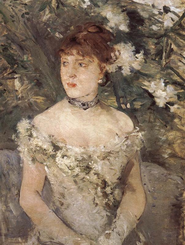 Berthe Morisot The woman dress for ball France oil painting art